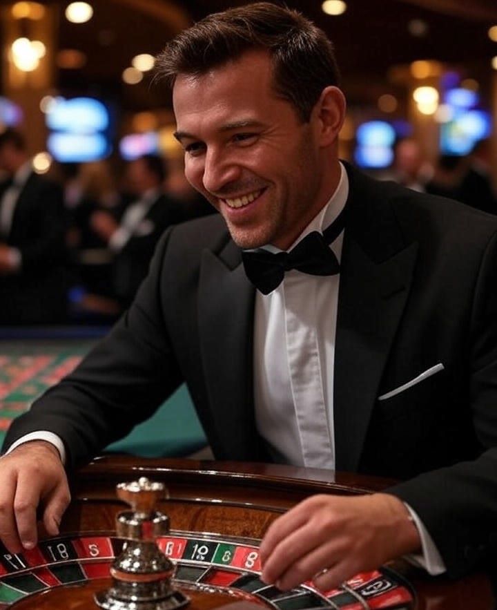 high stakes roulette player
